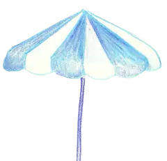 Beach umbrella artwork