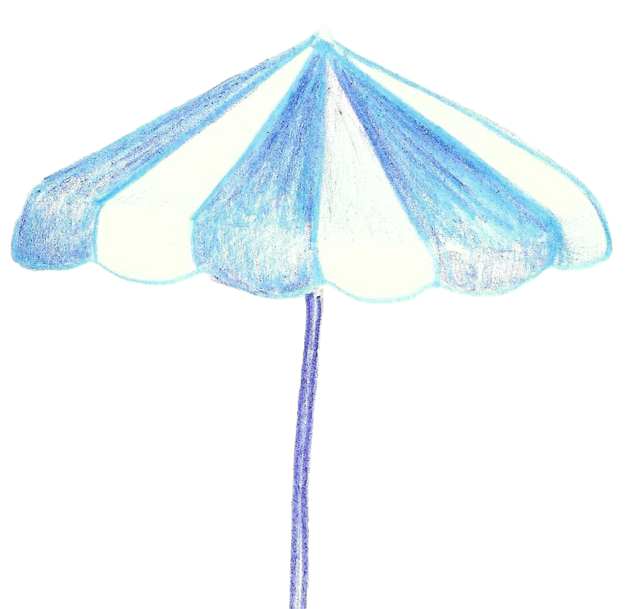 Beach umbrella artwork